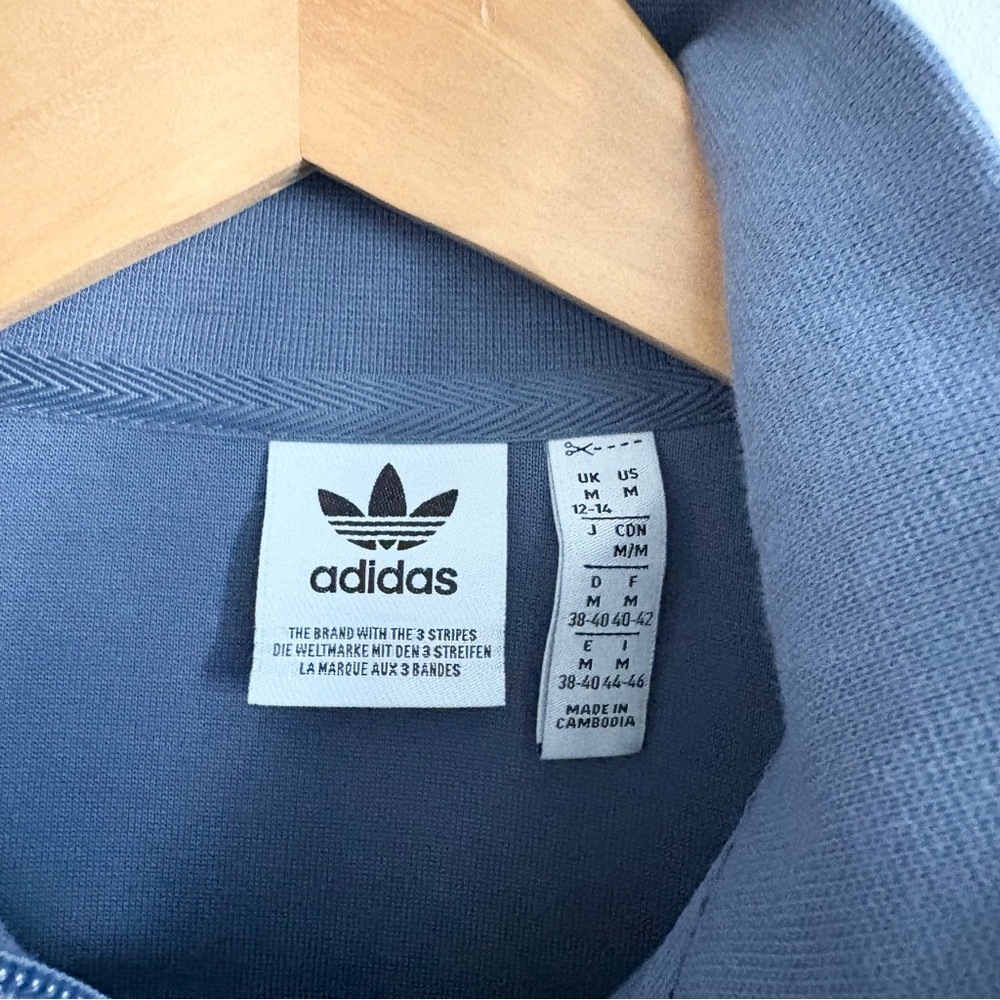 Adidas Originals Neuclassics Sweat Pants & Track Top Set in Blue - Picture 7 of 11